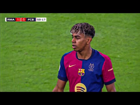 17 Year Old Lamine Yamal Destroying Real Madrid 2025 | HD 1080i