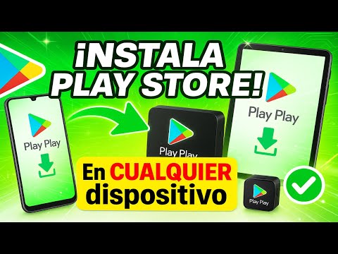 ✅ COMO INSTALAR PLAY STORE FACIL Y RAPIDO en CUALQUIER CELULAR O TABLET AMAZON