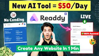 😱 Build Any Website in 1 Min with AI (LIVE Proof) | Readdy AI Tutorial | Make Website Without Coding