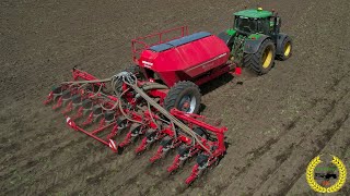 John Deere 6195R | Horsche Maestro 12.75 SW | Maislegen | Hof Karp