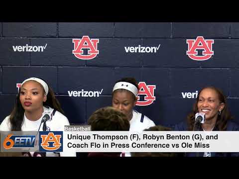 Auburn's Women"s Basketball Press Conference vs. Ole Miss 1.23.20