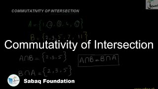 Commutativity of Intersection