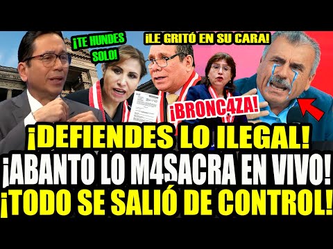 LO DESAWEBÓ! DR. ABANTO DEJA CALLADO A LUCAR POR APLAUDIR SUSPENSIÓN ILEGAL A PATRICIA BENAVIDES