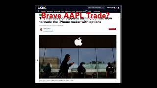 OPTIONS Trade review on AAPL