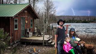 Springtime WIND & STORMS Hit Our Cabin in the Northwoods!