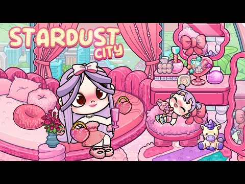 Stardust City Living 🩷🏠✨ Free Bubble Glam House Maker Inside! | Avatar World | Pazu