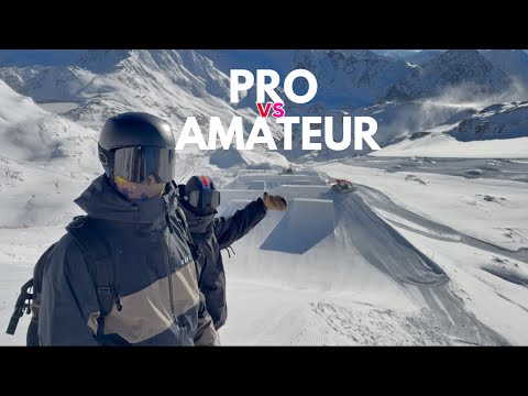 Pro Skier Takes Amateur to XXXL Terrain Park