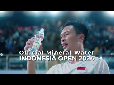 Le Minerale siap penuhi kebutuhan mineral atlet kelas dunia di Indonesia Open 2024