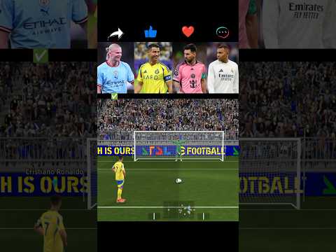 eFootball™ E Halland, C Ronaldo, L Messi, K Mbapee Challenge Lenged Players Penalty Kick, #efootball