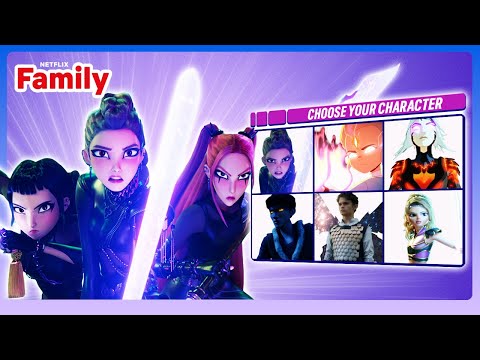 Choose YOUR Fantasy Character! ⚔️ KPop Demon Hunters, Mermaid Magic + MORE! | Netflix Family