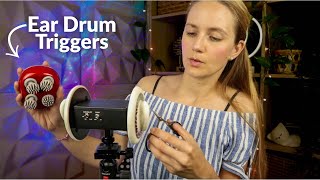 ASMR 3D Deep Ear Attention & Ear Drum Triggers ✨👂✨