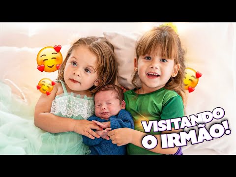 AS MARIA'S VISITARAM O JOSÉ LEONARDO NA MATERNIDADE!!