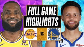 Los Angeles Lakers vs Golden State Warriors Full Game Highlights | 2025 NBA Highlights