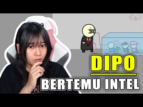 KOMPILASI DIPO BERTEMU INTEL | REACTION ANIMASI SANTOON TV