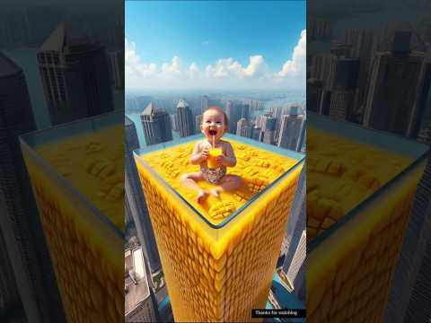 A tiger took away all the mango juice of a cute child to his home 😰 #cutebaby #cuteanimals #shorts