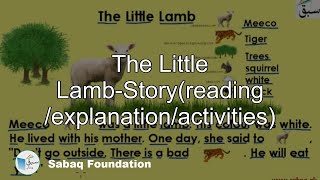 The Little Lamb-Story(reading /explanation/activities)