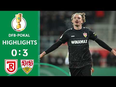 UCL-Contender with a clear win! | SSV Jahn Regensburg vs. VfB Stuttgart 0-3 | DFB-Pokal Round of 16