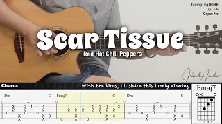 Scar Tissue - Red Hot Chili Peppers | Fingerstyle Guitar | TAB + Chords + Lyrics
