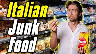 An American Tries Italian JUNK FOOD