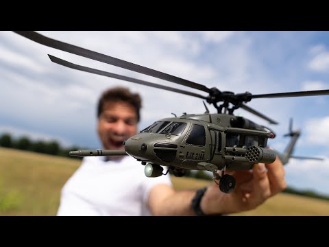 Eachine E200S Elicottero Stabilizzato e 3D in Scala 1:47 del Sikorsky UH-60 Black Hawk