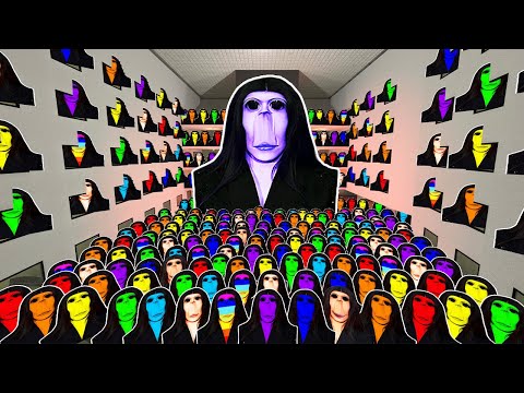 RAINBOW ROSALIA AND OBUNGA BIG BOSS VS TOO MUCH ULTIMATE NEXTBOTS NEW UPDATE  in Garry's Mod. Part 2