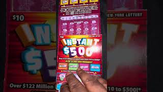 HUGE 10X multiplier on $30 scratch off ticket from New York lottery 🚨💰💰💰#newyorklotery #bigwin