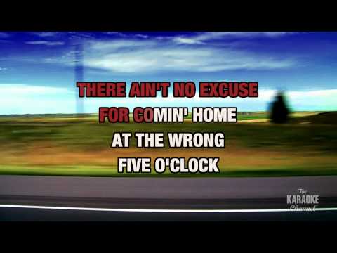 Wrong Five O’clock in the style of Eric Heatherly | Karaoke with Lyrics