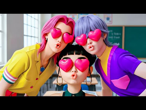 RESCUING RUMI FROM THE LOVE TRIANGLE WITH MIRA AND JINU - “GOLDEN” HUNTR/X | KPOP Demon Hunters