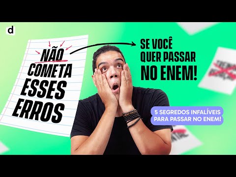 Não Cometa Esses ERROS no ENEM – Dicas pra você Passar!