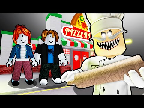 BACON AND BACON GIRL ESCAPE PAPA PIZZAS PIZZERIA IN ROBLOX