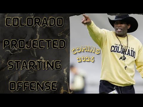 🚨DEION SANDERS COLORADO PROJECTED OFFENSIVE STARTER 2024