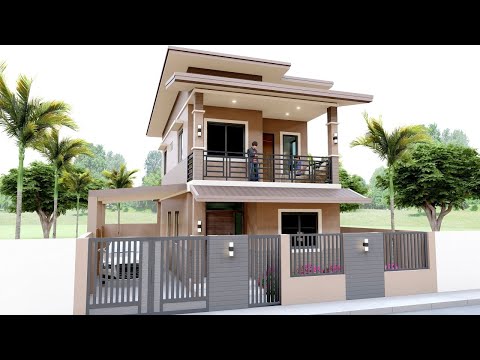 SMALL HOUSE DESIGN | 5 X 9 METERS | 3 BEDROOM