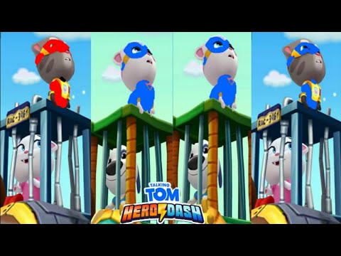 TALKING TOM HERO DASH -- RED PLTINUM TOM BOSS FIGHT & HERO TOM ANGELA BOSS FIGHT CLASSIC RUN