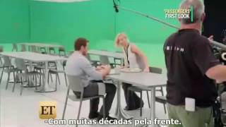 LEGENDADO: Jennifer Lawrence e Chris Pratt nos sets de "Passageiros"