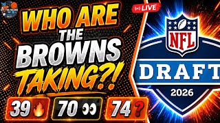 BROWNS ON THE CLOCK! 🚨 LIVE 2026 NFL Draft Watch Party #newcle #browns #nfl