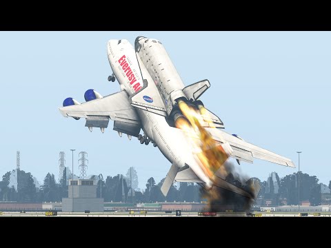 Unbelievable Boeing 747 Lifts Off With The Space Shuttle [XP11]