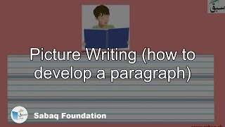 Picture Writing (how to develop a paragraph)