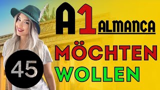 45. Ders | [A1] | Almanca Modalverben -  Möchten & Wollen