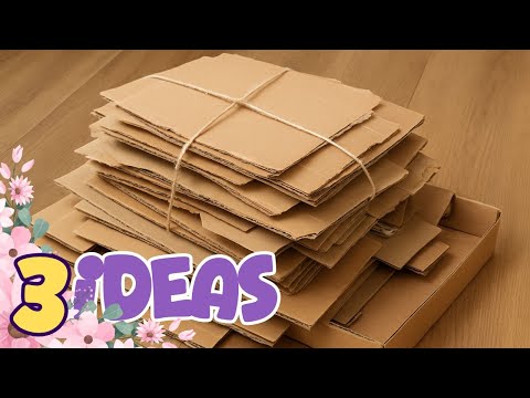 3 Ways to Reuse Cardboards!