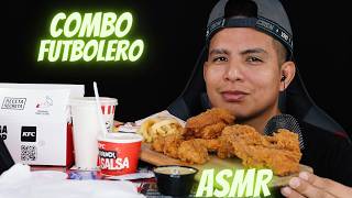 ASMR COMIENDO COMBO FUTBOLERO DE  KFC