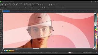 How To Place Text Behind an Image in CorelDRAW - Special for New Subscribers & Beginners-Ahsan Sabri