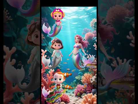 Nàng tiên cá tìm ra con gái nhờ dòng nước mắt #cartoon #funny #haihuoc #hoathinh #shorts