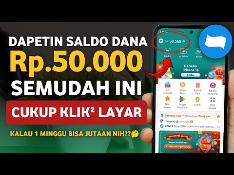 Dapetin Uang 50 Ribu Semudah Ini - Cukup Klik-klik Layar Cair!!