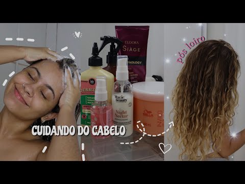 CUIDADOS COM O CABELO PÓS LOIRO (CABELO ONDULADO 2B)