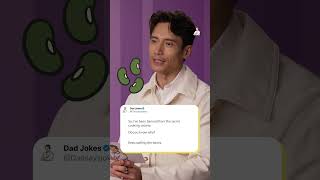 Don't trust Manny Jacinto with a secret 🤣 #dadjokes #freakierfriday #disney #chadmichaelmurray