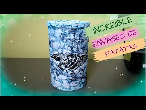 LAS MEJORES IDEAS DE MANUALIDADES CON ENVASES DE PATATAS