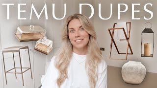 TEMU HAUL 📦 Zara Home The White Company Dupes Bargain Homeware Finds