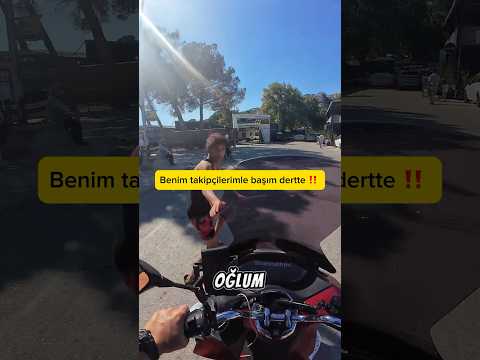 Yeğenimi vurdular yardım edin dedi peşinden koşturdu beklenmedik son #kuryelik #action #motovlog