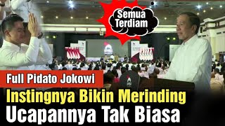 Semua Terdiam, Full Pidato Jokowi di PSI: Ada Sindiran, Insting dan Ramalan