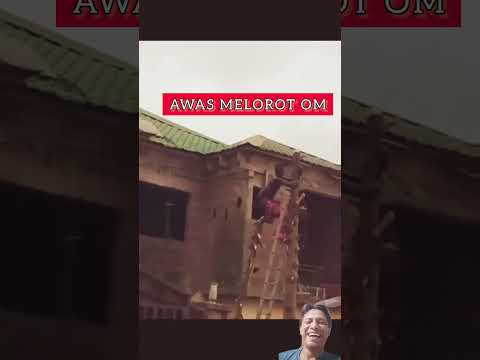 Awas jatoh pak #videorandom #lucu #gudanghiburan #videoreaction #funny #memengakakkocak #ngakak